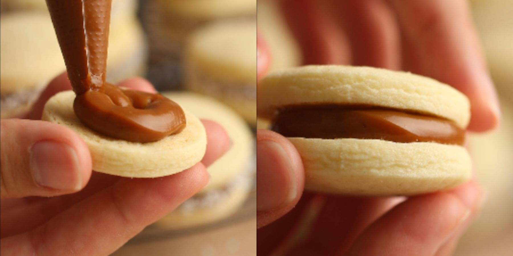 Alfajores apilados